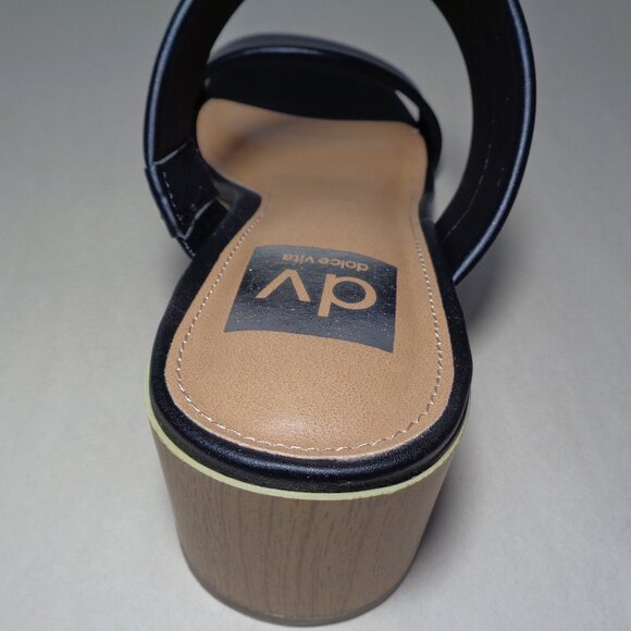 DV Dolce Vita / Size 8.5 M / SHARONA / Black / Heeled Sandals New Women's Shoes - Picture 14 of 16